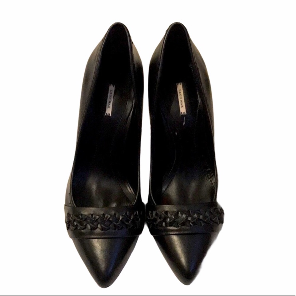 👠NEW LEON MAX Leather Pumps